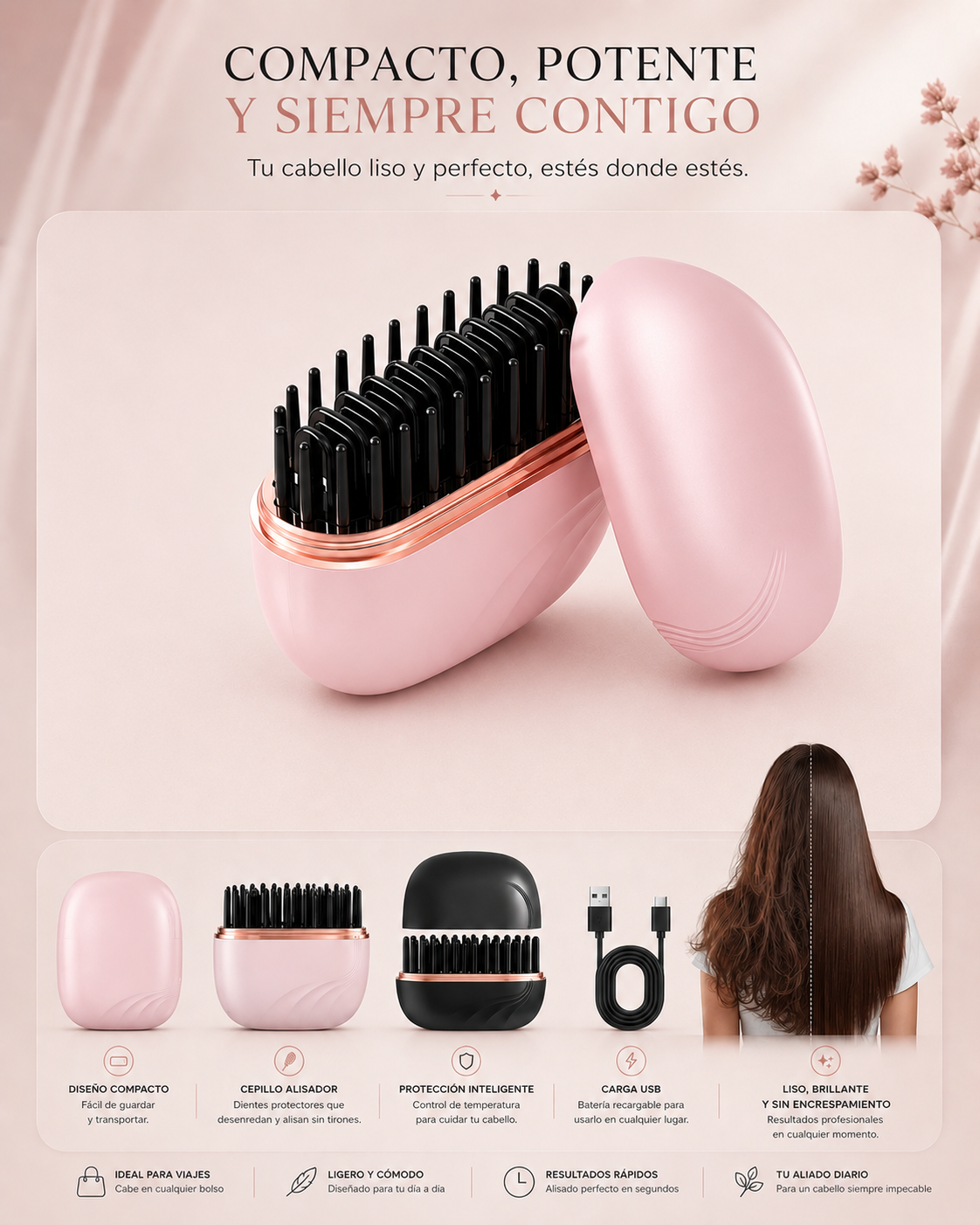 Mini Styler™ | Cepillo Alisador Portátil